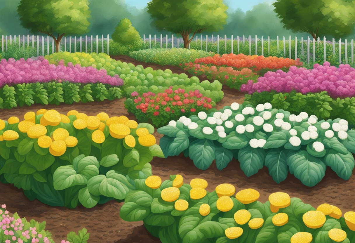 Sprinkle aspirin on a thriving vegetable garden