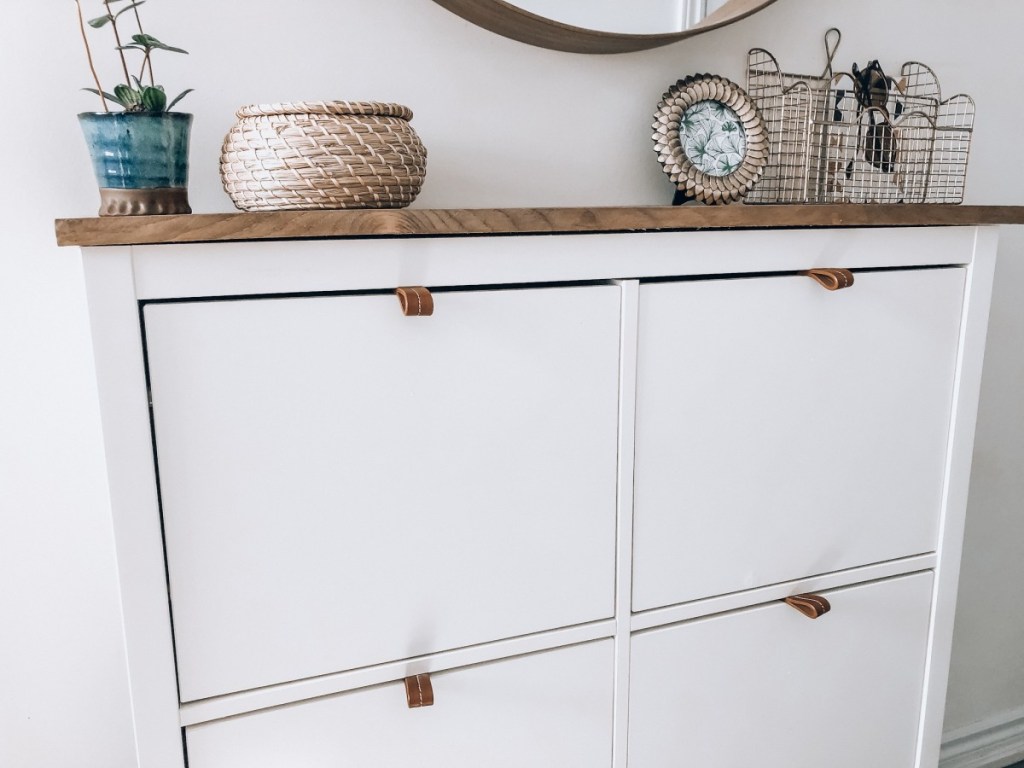 DIY Shoe Storage Cabinet Hack